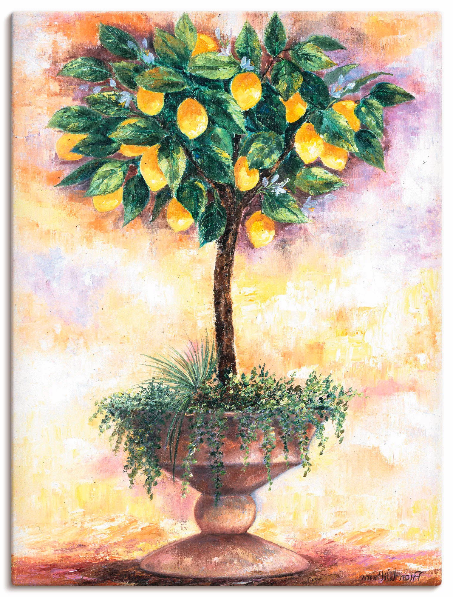 Artland Wandbild »Zitronenbaum«, Bäume, (1 St.), als Leinwandbild, Poster i günstig online kaufen