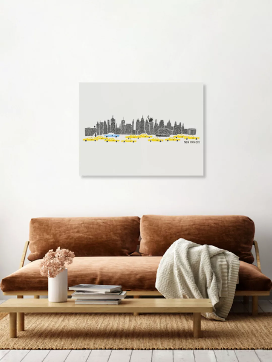 Poster / Leinwandbild - Nyc Skyline günstig online kaufen