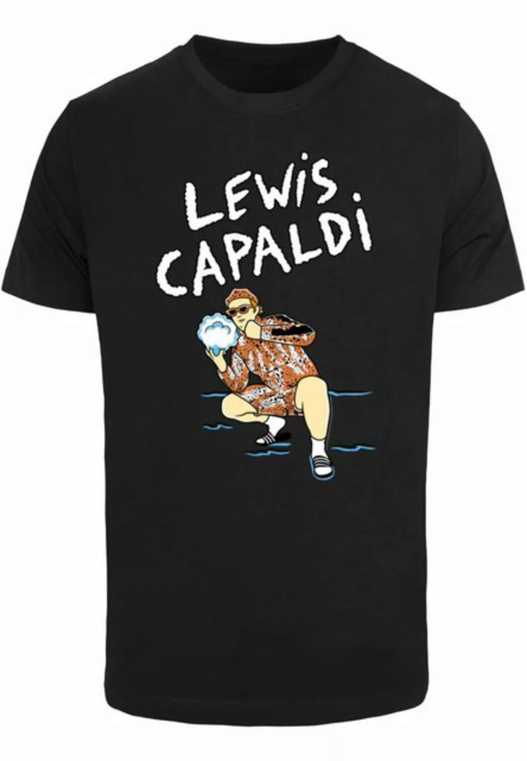 Merchcode T-Shirt Merchcode Herren Lewis Capaldi - Snowleopard T-Shirt (1-t günstig online kaufen