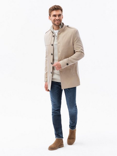 OMBRE Kurzmantel Herrenmantel - beige V3 C269 XL günstig online kaufen