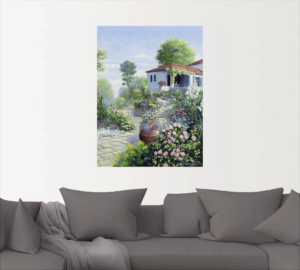 Artland Wandbild »Italienischer Garten I«, Garten, (1 St.) günstig online kaufen