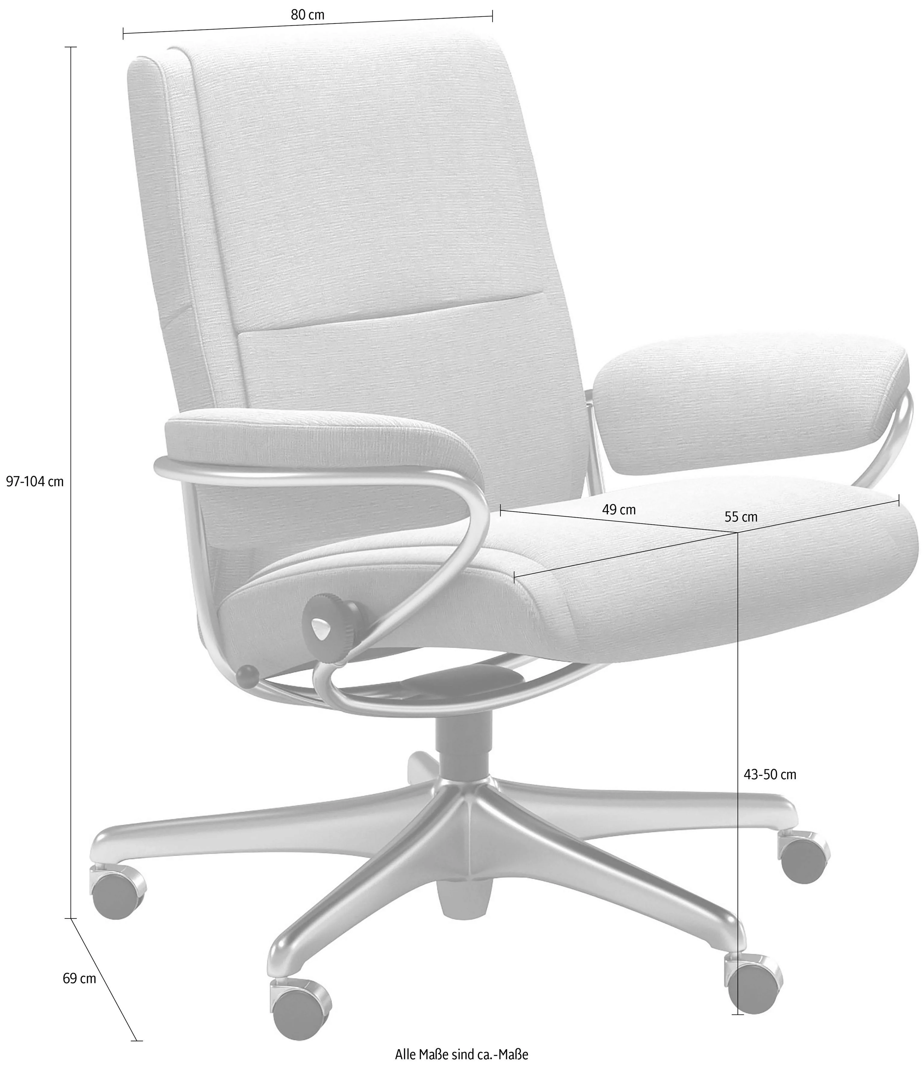 Stressless Relaxsessel "Paris", Low Back, mit Home Office Base, Gestell Chr günstig online kaufen