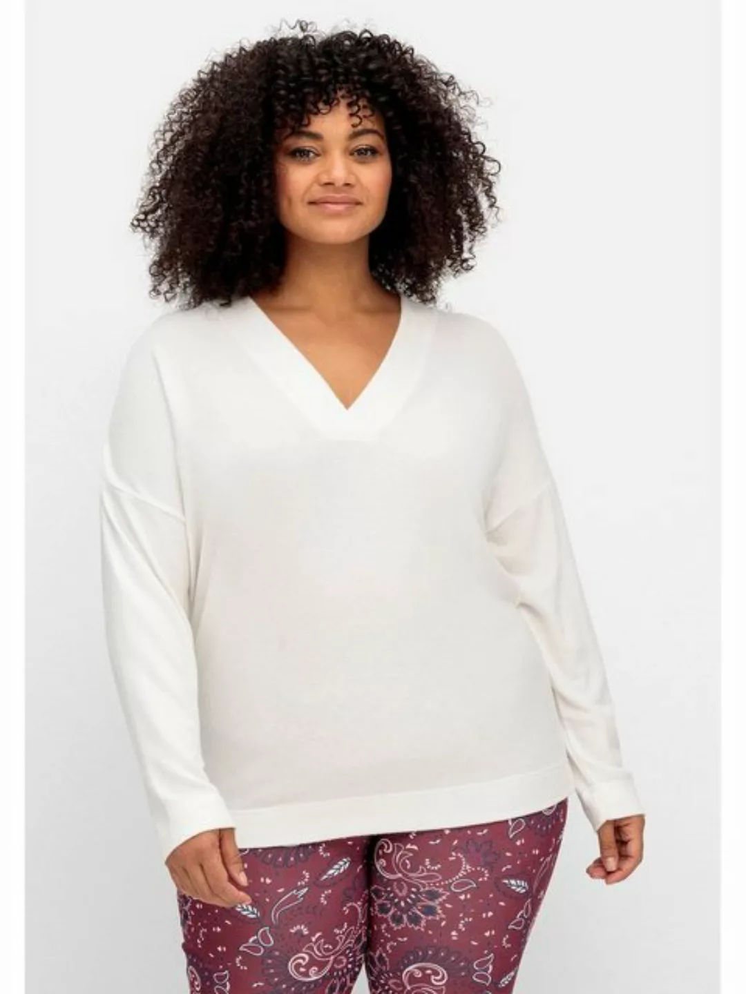 sheego by Joe Browns Sweatshirt "Große Größen", aus softem Feinstrick, mit günstig online kaufen