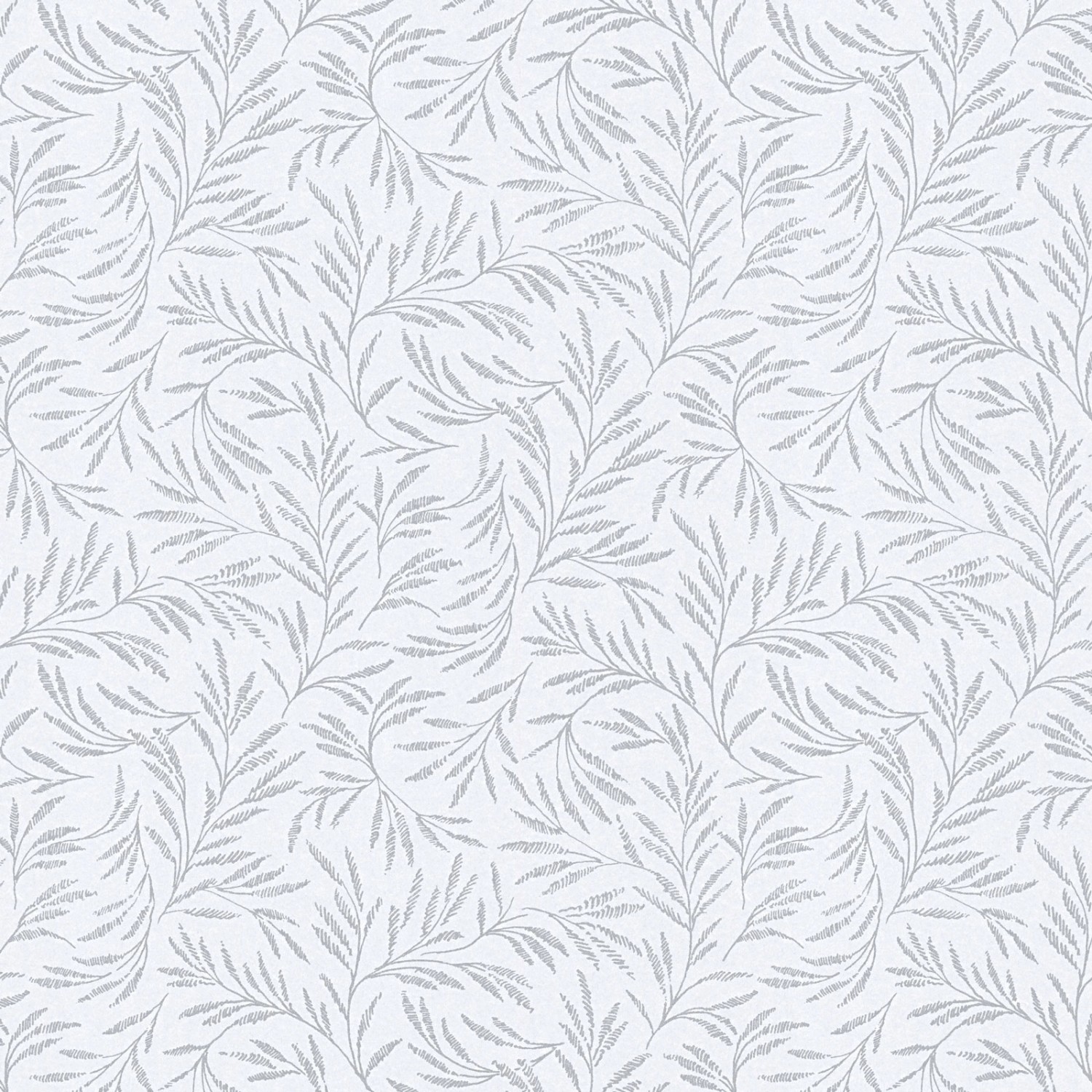 Bricoflor Ranken Tapete in Weiß Grau Florale Tapete mit Blättermuster Ideal günstig online kaufen