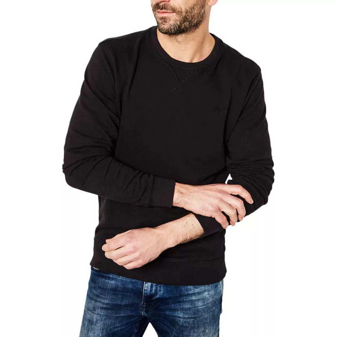 Petrol Industries Ribbed Neck Sweatshirt 3XL Black günstig online kaufen
