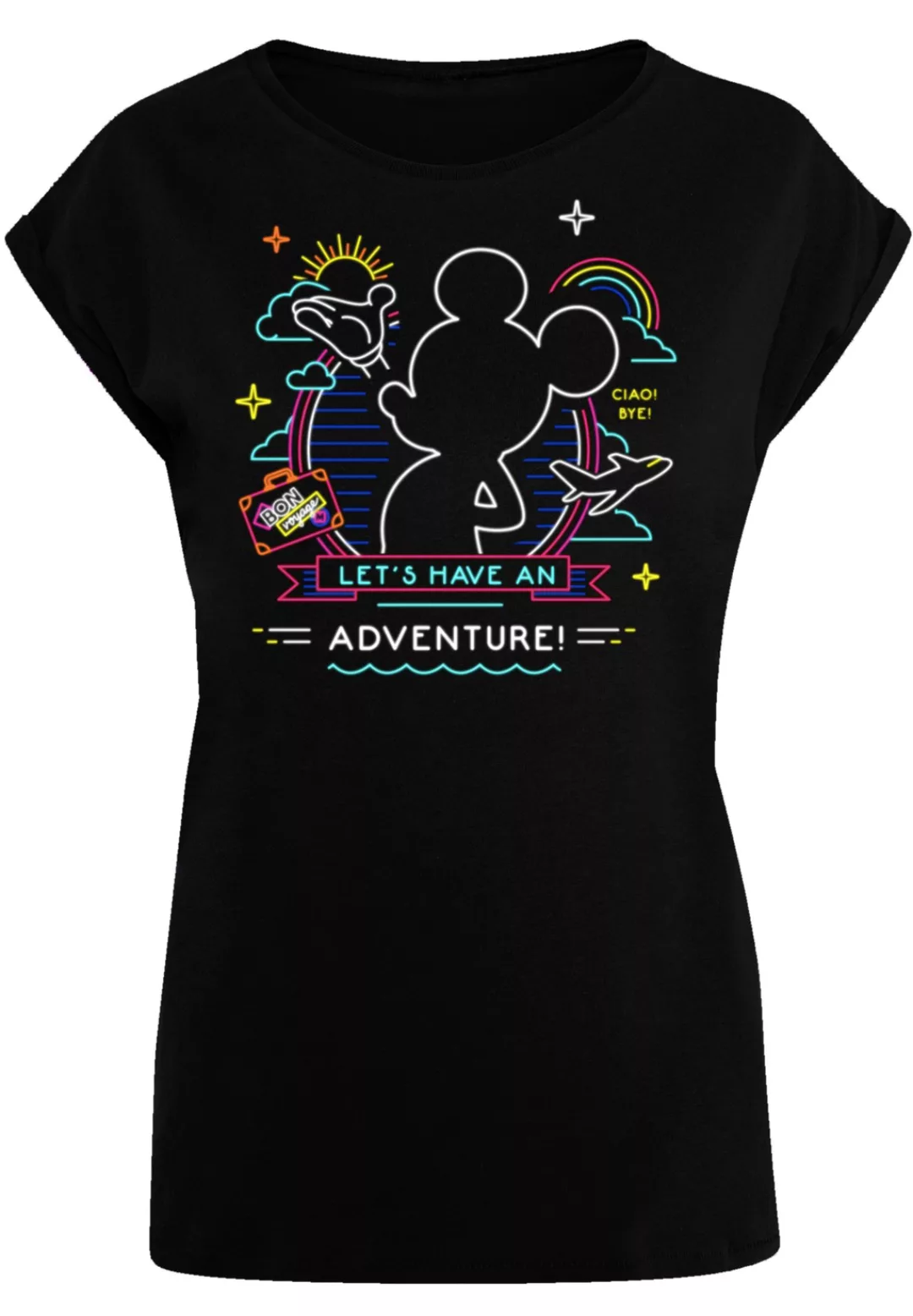 F4NT4STIC T-Shirt "Disney Micky Maus Neon Adventure" günstig online kaufen