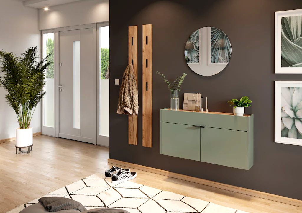 GERMANIA Hängeschuhschrank "Ameca", Türen mit Soft-Close, 110x22x57 cm, Mad günstig online kaufen