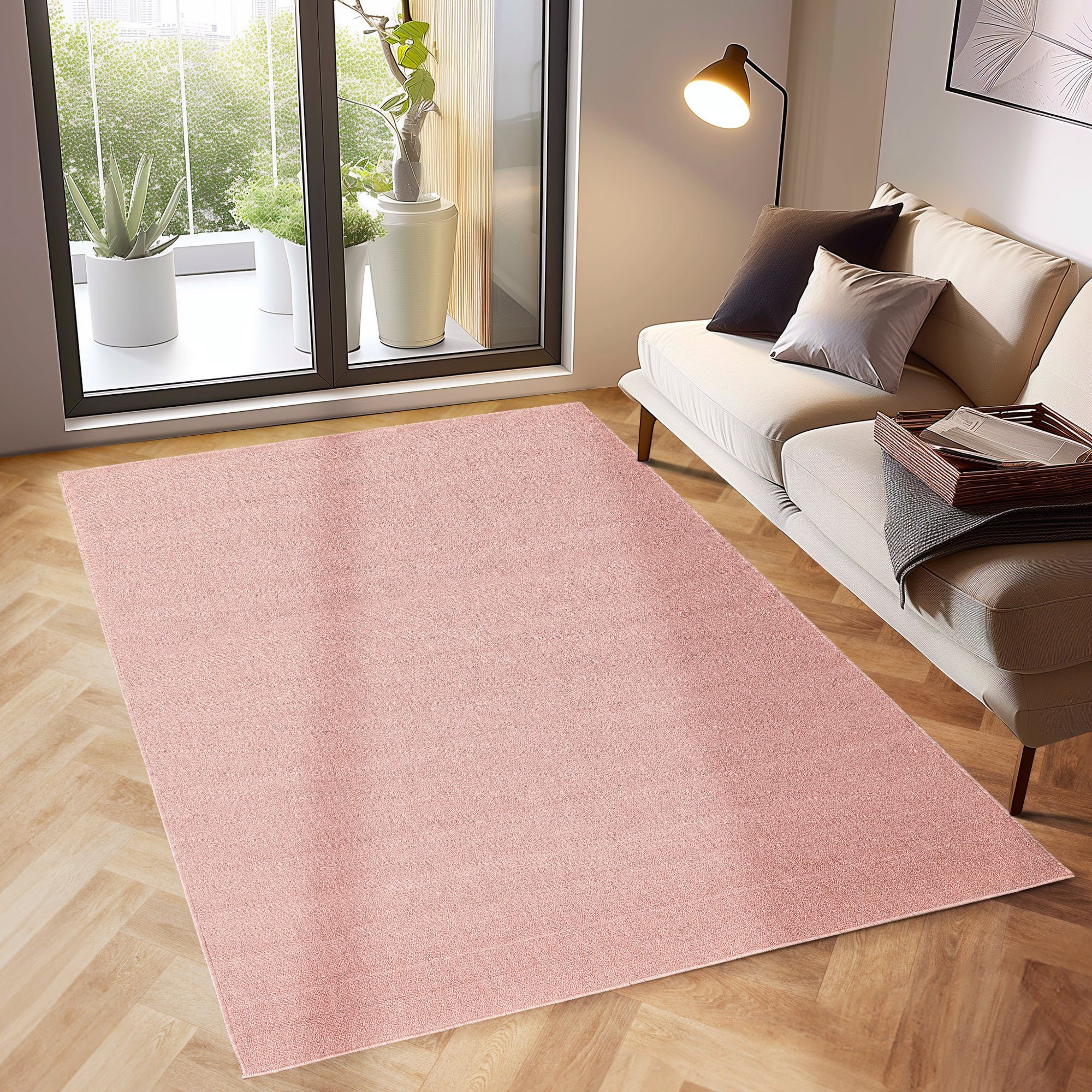 SIMPEX24 Teppich Unicolor - Einfarbig, Läufer, günstig online kaufen