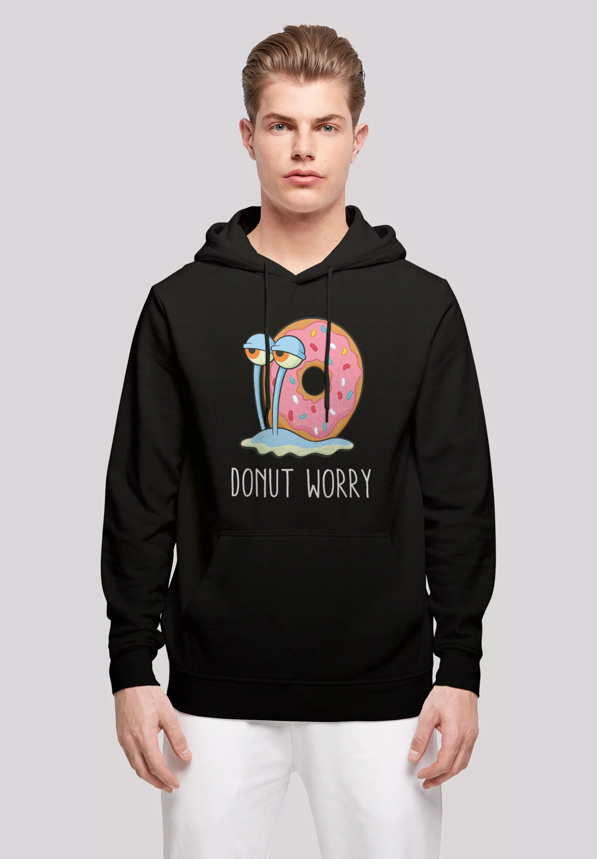 F4NT4STIC Kapuzenpullover "Spongebob Schwammkopf Gary Donut Worry", Print günstig online kaufen