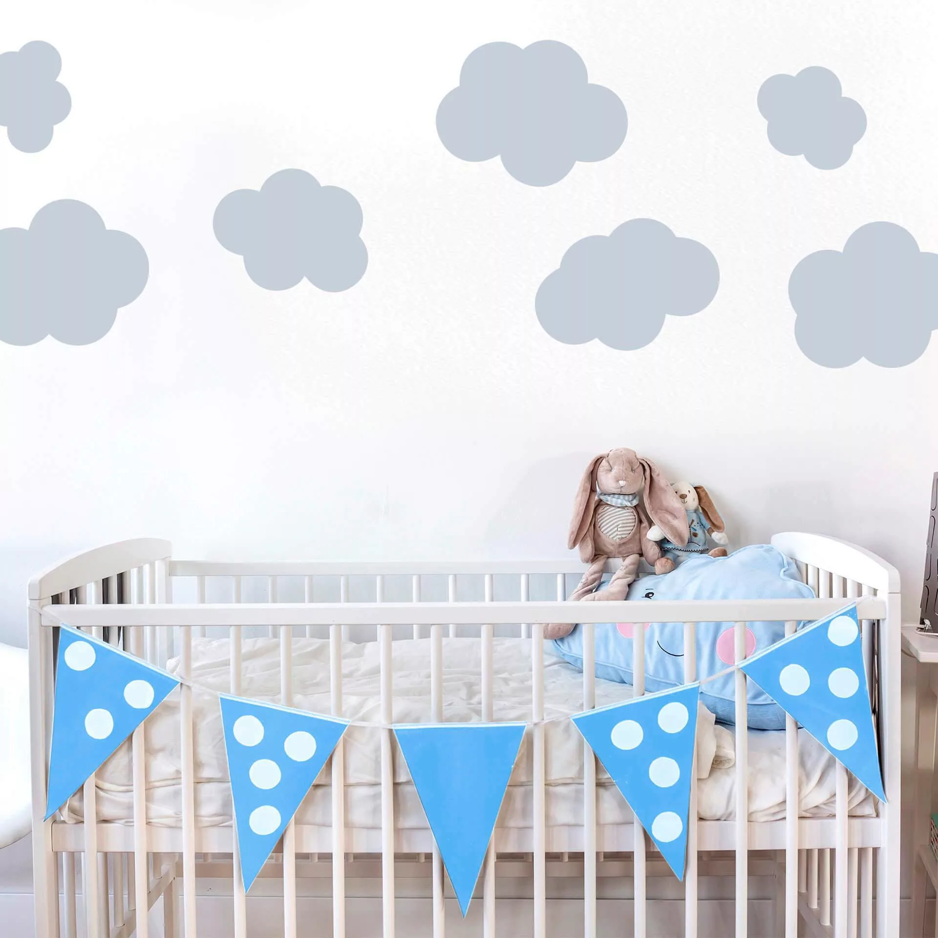 Wall-Art Wandtattoo "Gute Nacht Kinderzimmer Wolken Set", selbstklebend, en günstig online kaufen
