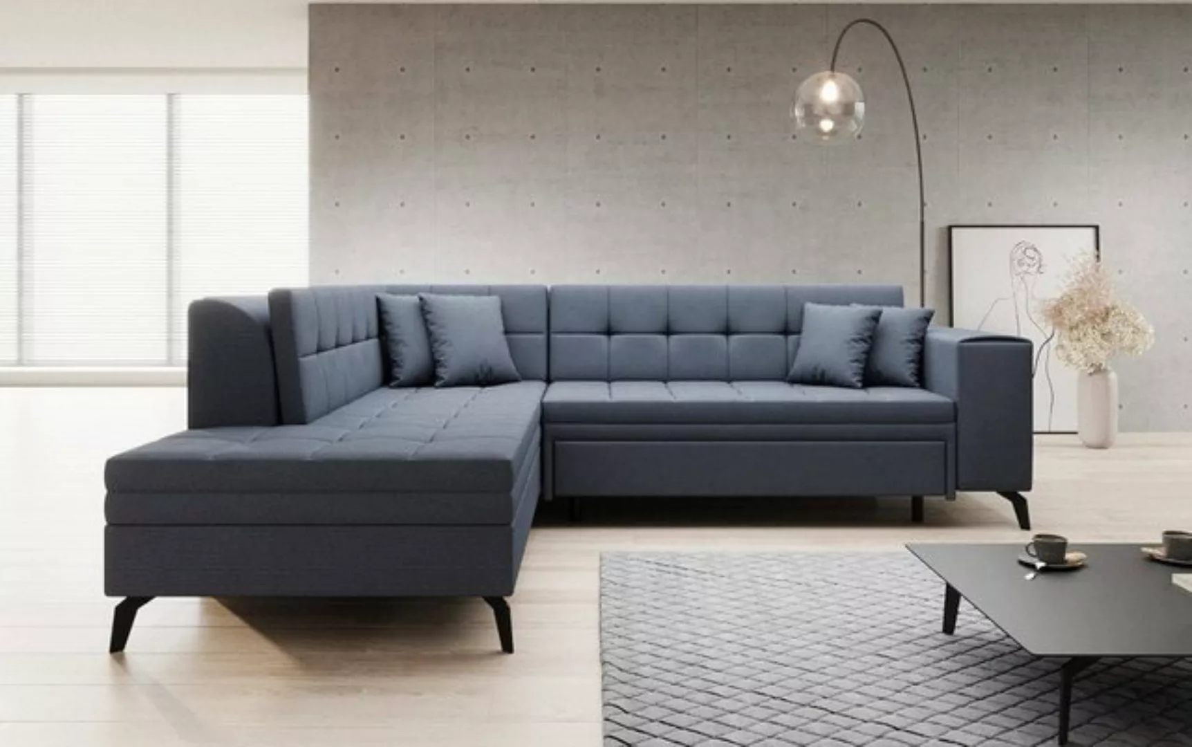 Luxusbetten24 Schlafsofa Designer Sofa Lania, mit Schlaffunktion günstig online kaufen