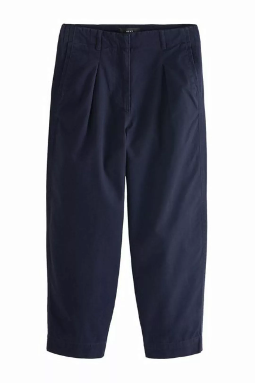 Next Chinohose Chinohose mit Barrel-Leg aus 100 % Baumwolle (1-tlg) günstig online kaufen