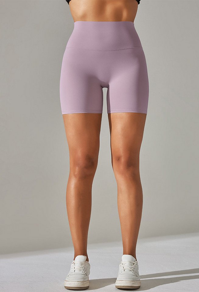 SEGUEN Leggings Enge Yoga-Shorts mit hoher Taille und Stretch für Damen (Sc günstig online kaufen