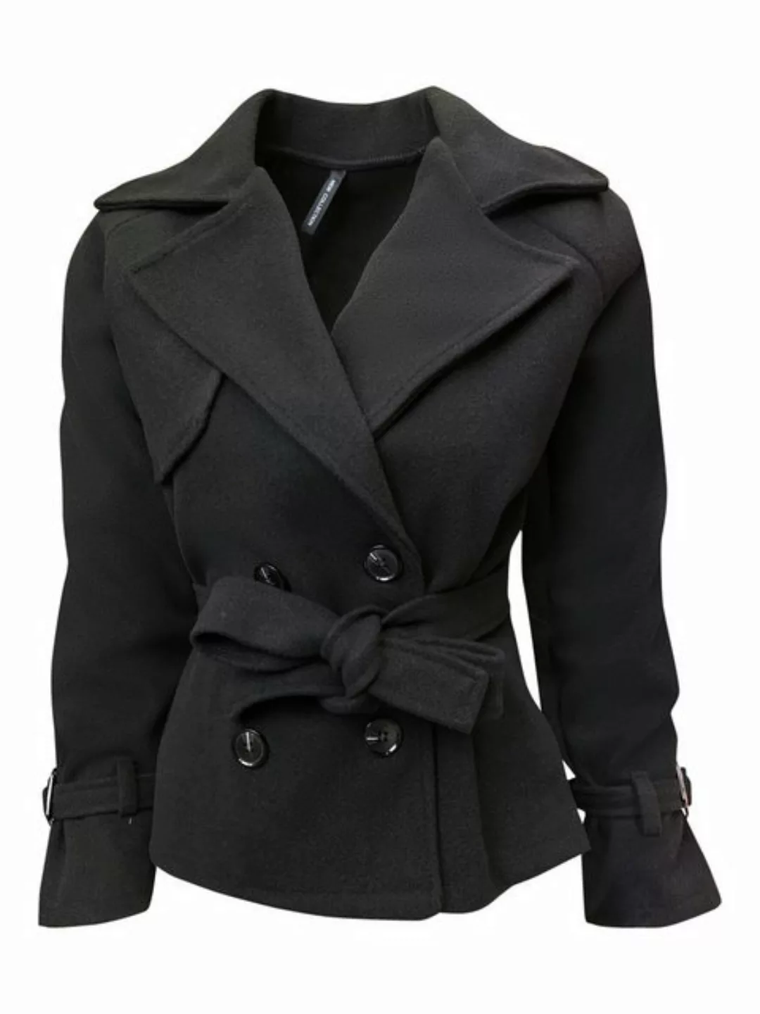 Worldclassca Trenchcoat Worldclassca Kurzer Doppelreihiger TRENCHCOAT Jacke günstig online kaufen