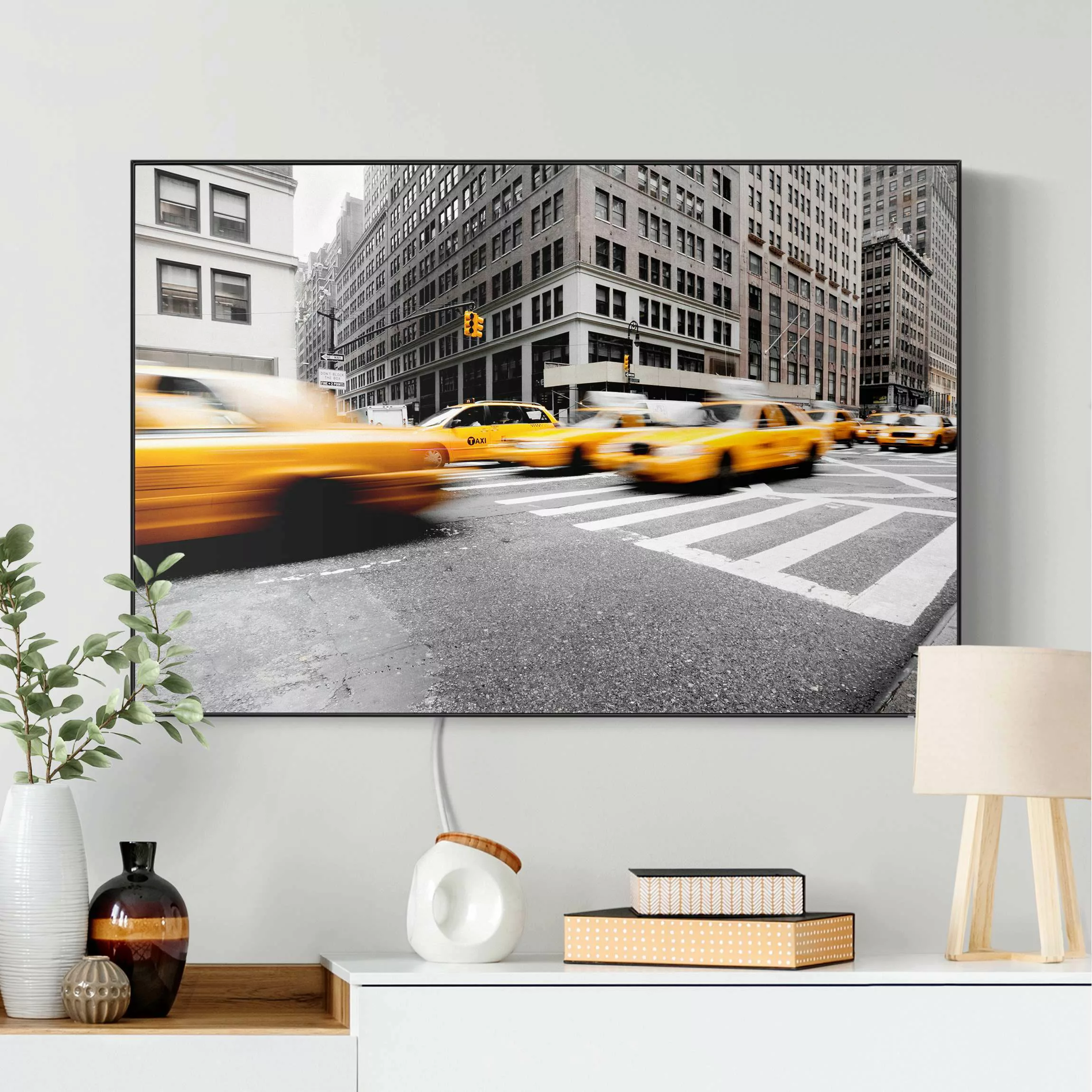 LED-Wechselbild Rasantes New York günstig online kaufen