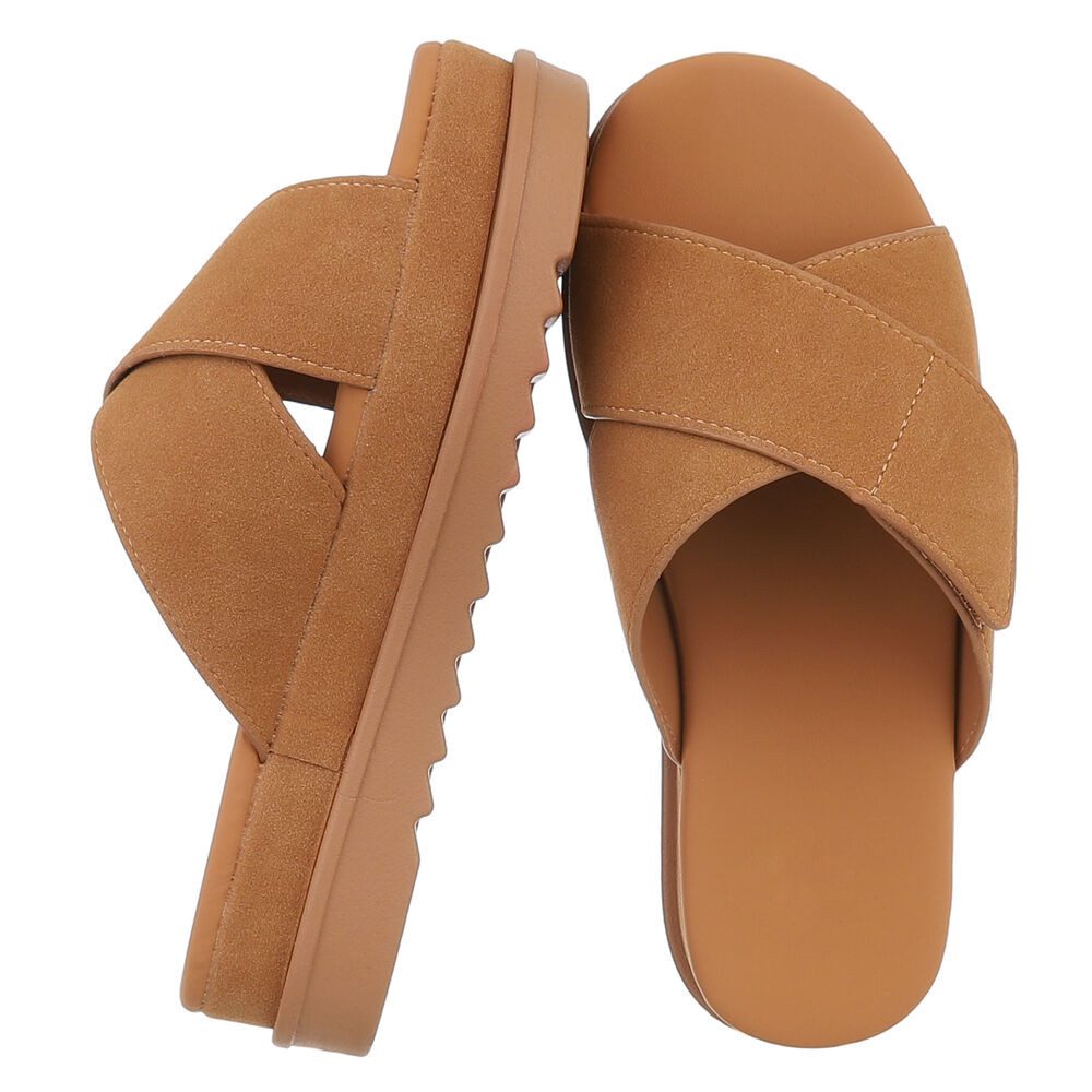 Ital-Design Bequeme Damen-Sandalen mit Klettverschluss in günstig online kaufen