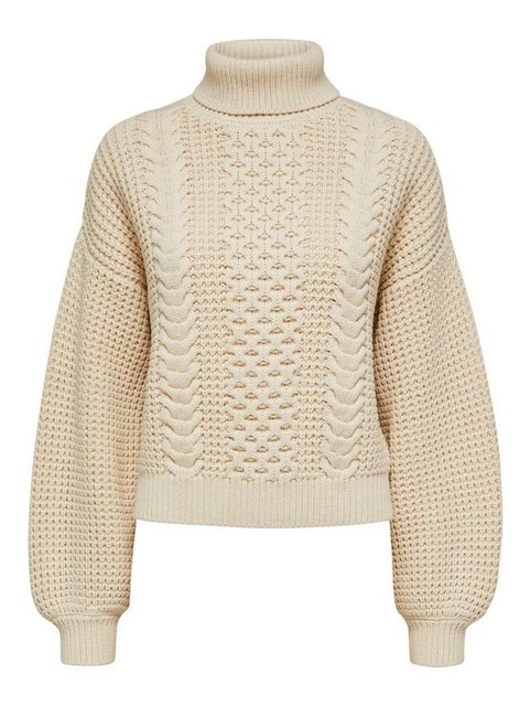 SELECTED FEMME Strickpullover Rollkragen Zopf Strickpullover Relaxed Sweate günstig online kaufen