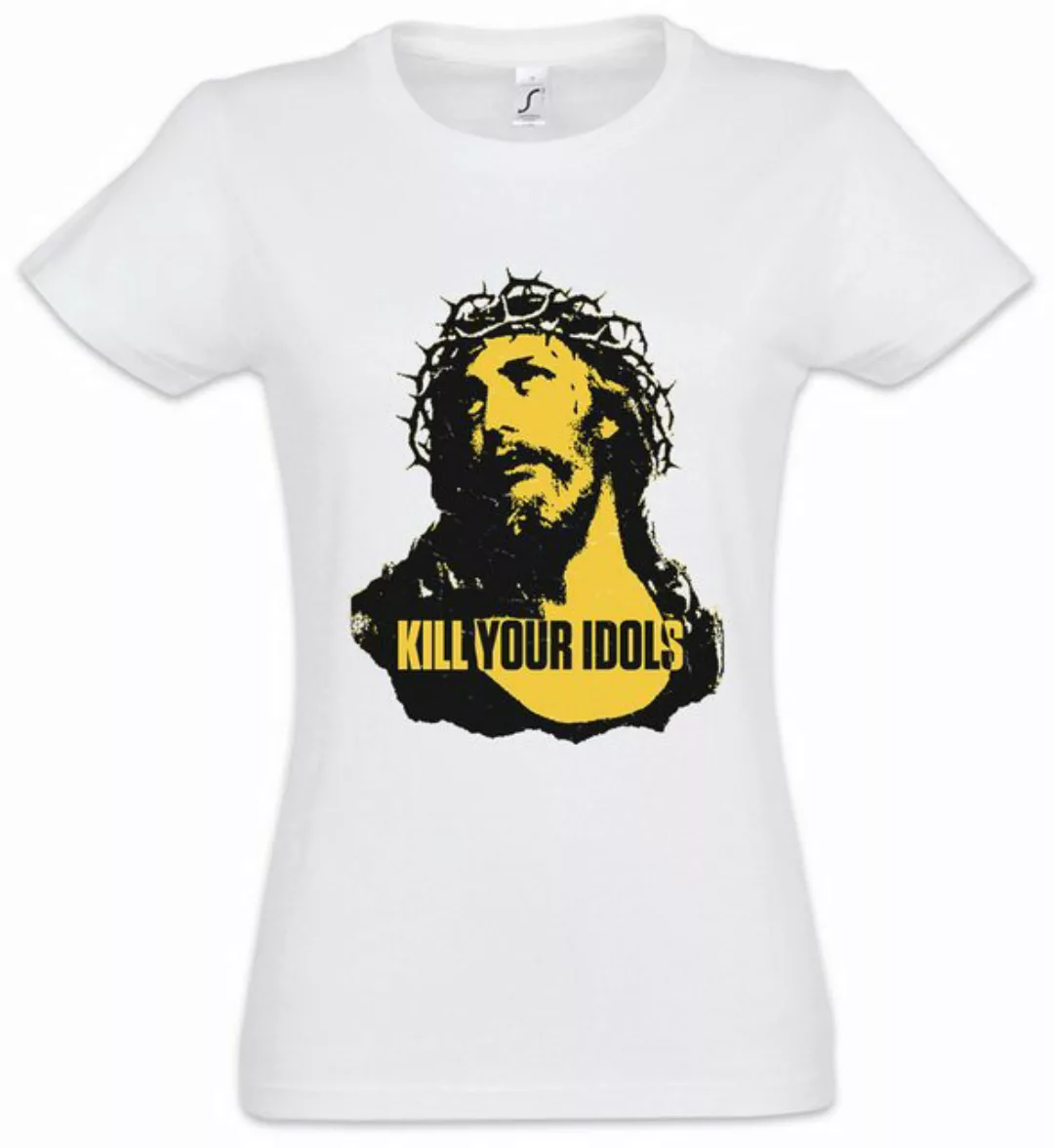 Urban Backwoods Print-Shirt Kill Your Idols Damen T-Shirt Jesus Punk Rock C günstig online kaufen