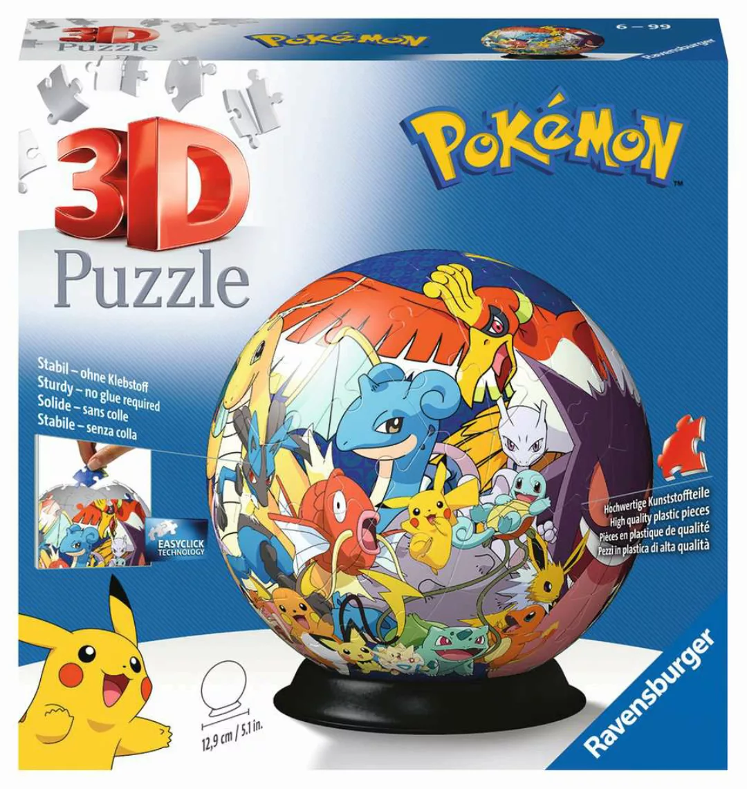 Pokémon - 3d Puzzle Ball 72 Teile günstig online kaufen