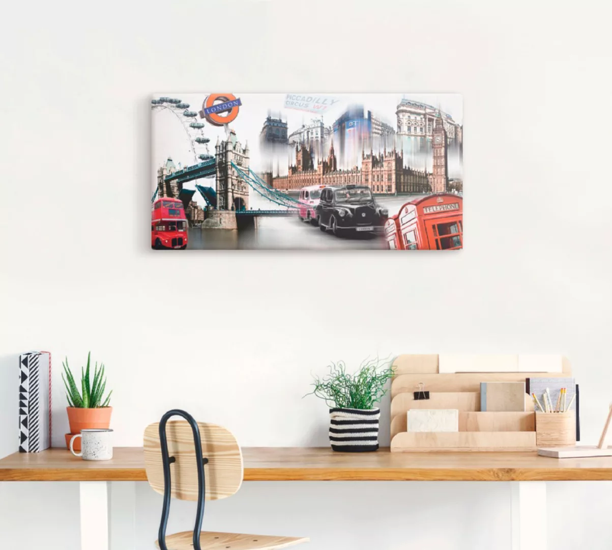 Artland Wandbild "London Skyline Collage IV", Großbritannien, (1 St.) günstig online kaufen