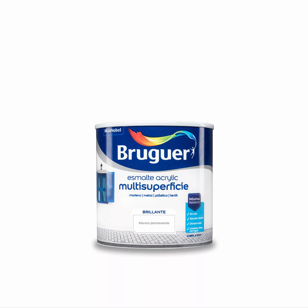 Acryl-gemälde Bruguer Weiß Acryl-emaille (250 Ml) günstig online kaufen
