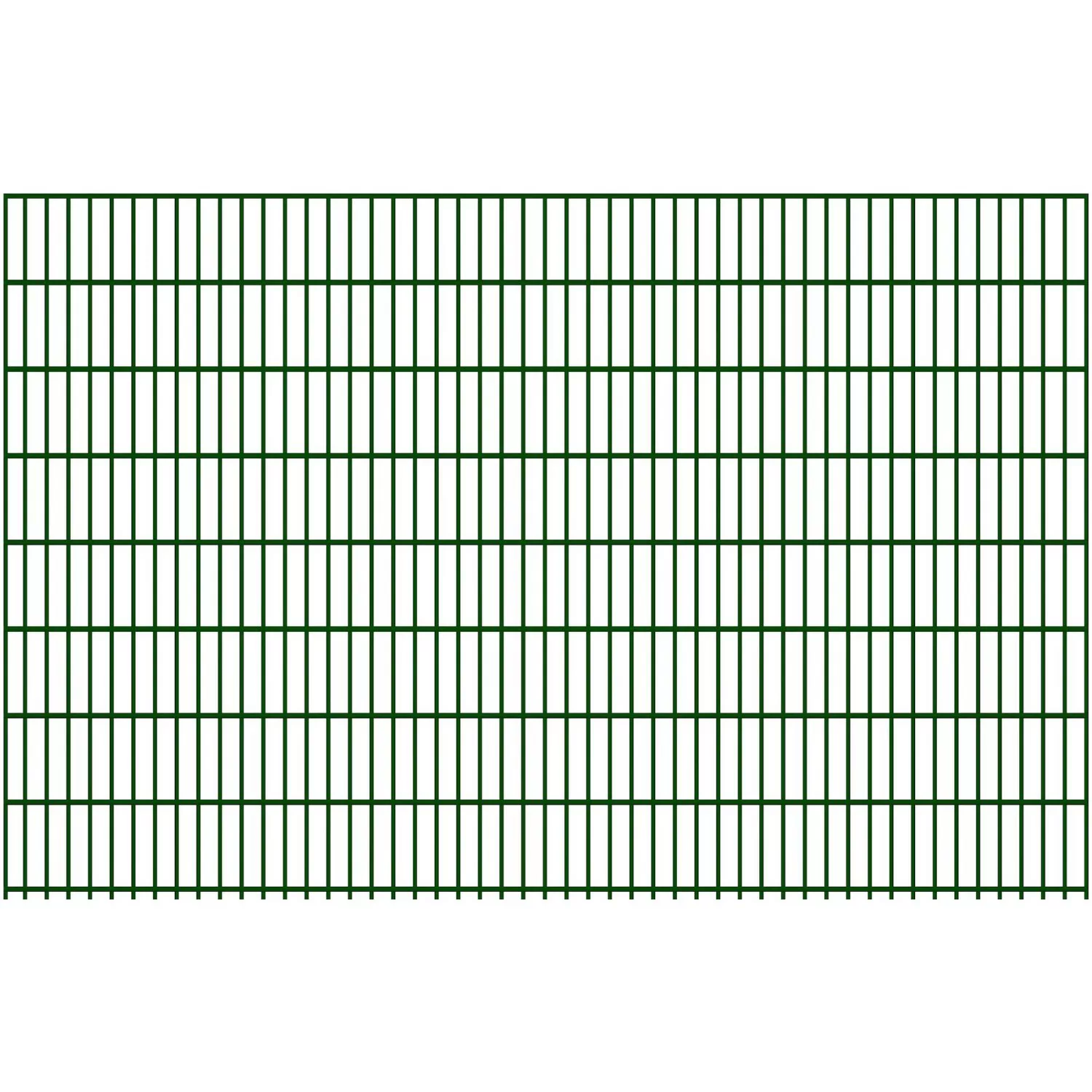 Doppelstabmatte 6/5/6 mm Moosgrün 250 cm x 163 cm günstig online kaufen