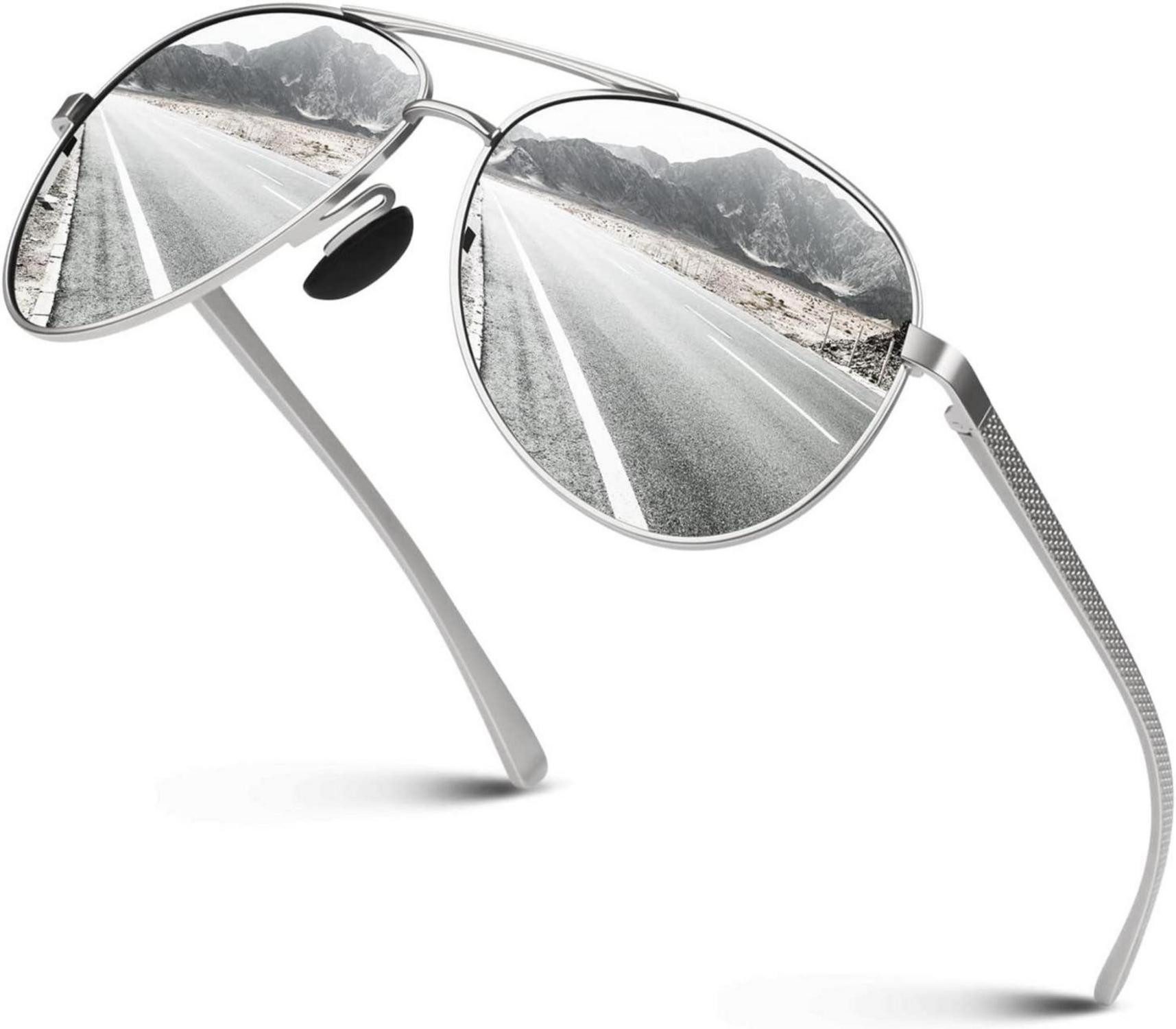 LuxusKollektion Pilotenbrille Polarisierte Pilotenbrille Herren Al-Mg günstig online kaufen
