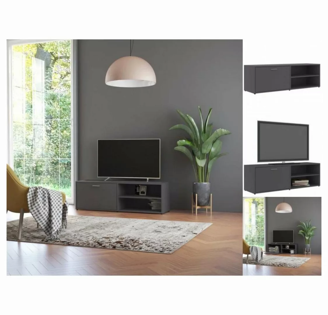 vidaXL TV-Schrank TV-Schrank Grau 120 x 34 x 37 cm Spanplatte Lowboard günstig online kaufen