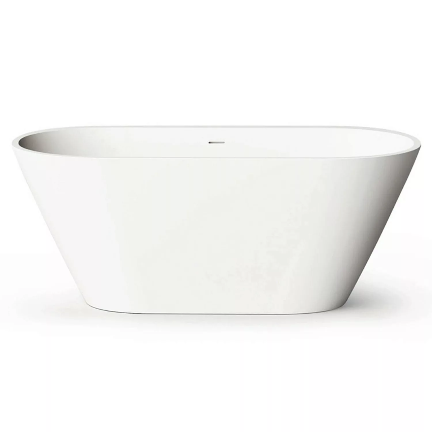 PAA Badewanne Deco Nudo aus Mineralguss 166 cm x 72,5 cm x 63 cm Weiß - Mat günstig online kaufen