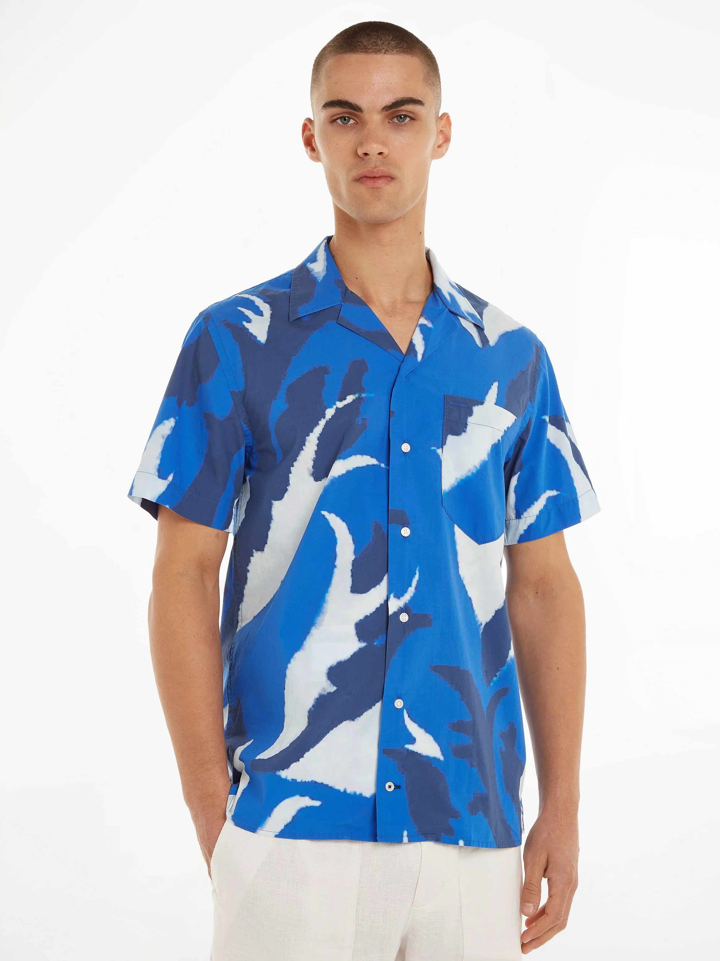 Tommy Hilfiger Kurzarmhemd "FLOWER PRINT RF SHIRT S/S" günstig online kaufen