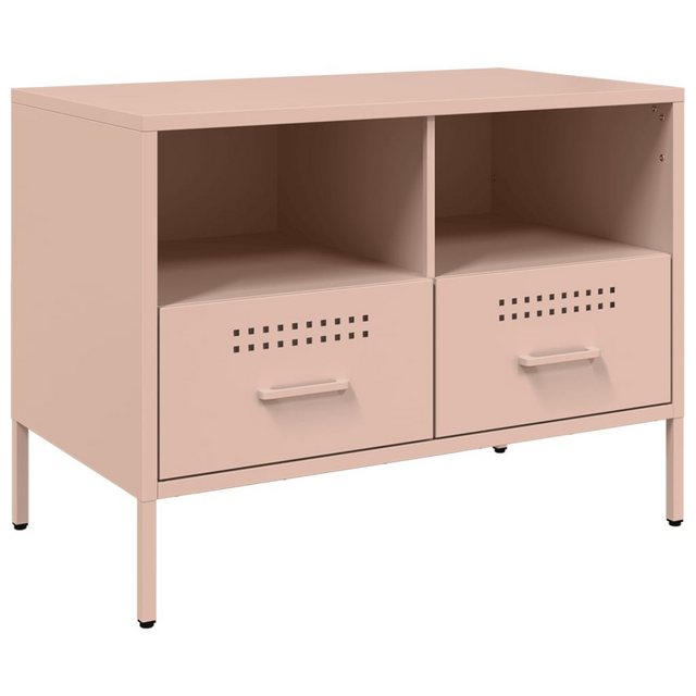 vidaXL TV-Schrank TV-Schrank Rosa 68x39x50,5 cm Kaltgewalzter Stahl (1-St) günstig online kaufen