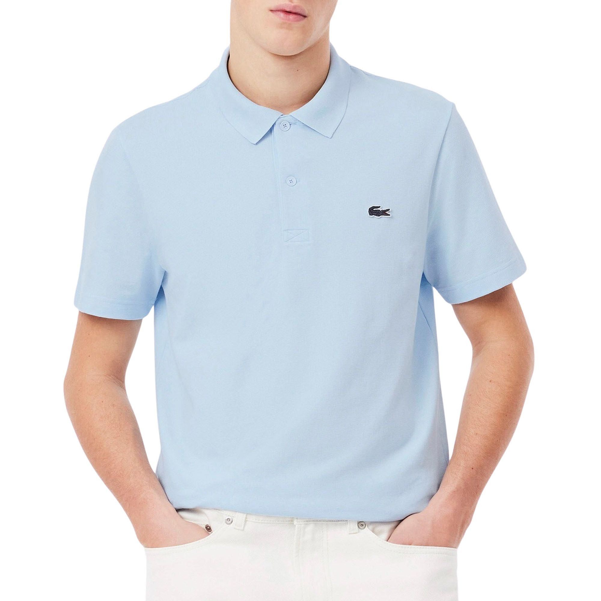 Lacoste  Poloshirt Poloshirt aus Baumwollmischung in normaler Passform günstig online kaufen