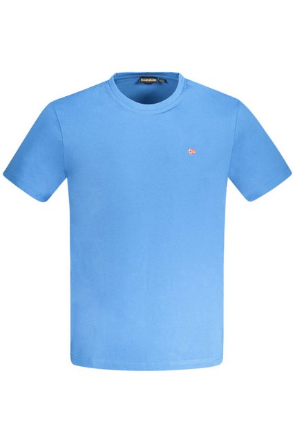 Napapijri T-Shirt Herren Kurzarm T-Shirt Blau - Regular Fit günstig online kaufen