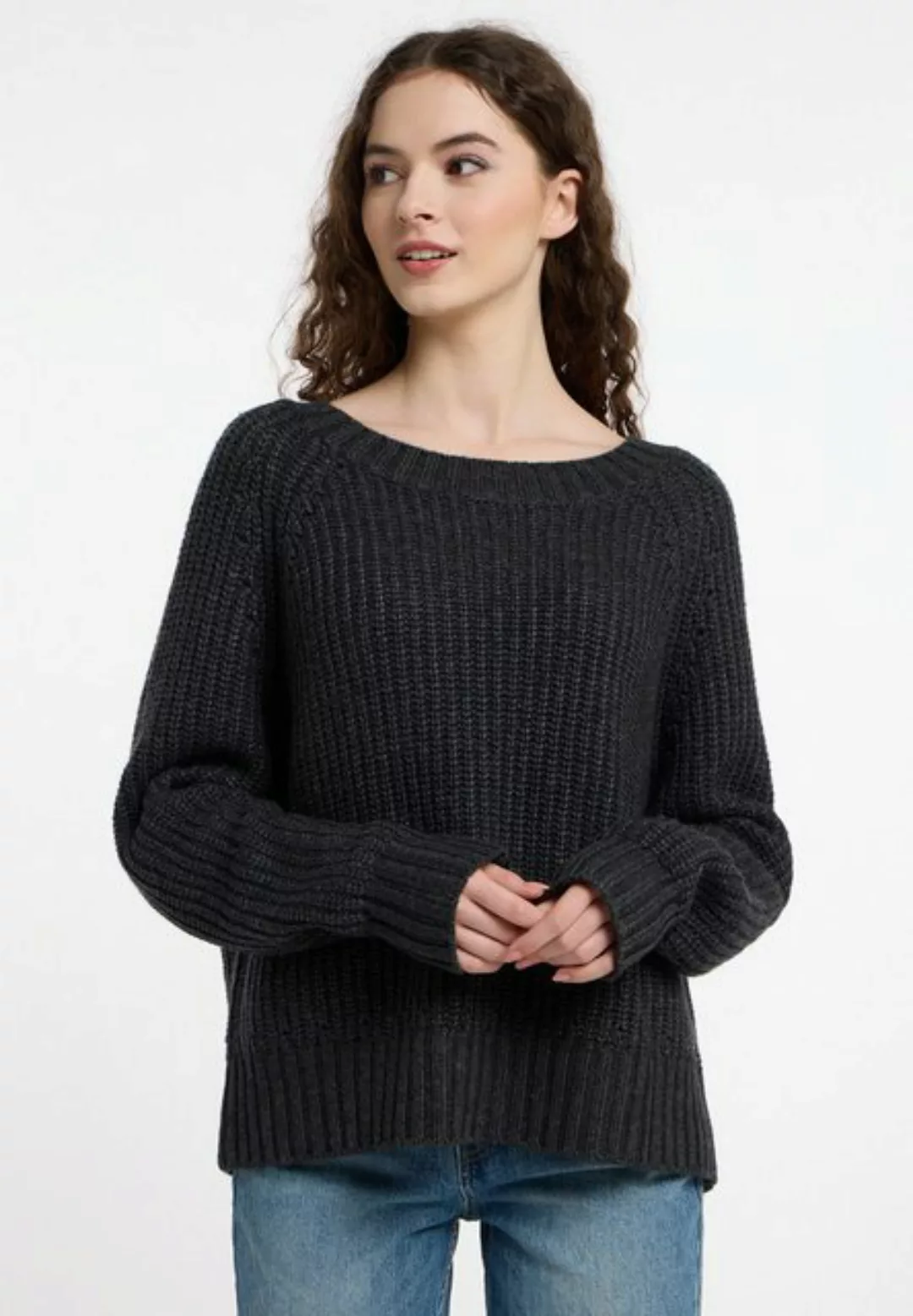 Frieda & Freddies NY Strickpullover Pullover mit dezenten Farbdetails günstig online kaufen