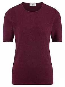 Rundhals-Pullover aus Seide Kaschmir Peter Hahn Seide/Kaschmir lila günstig online kaufen