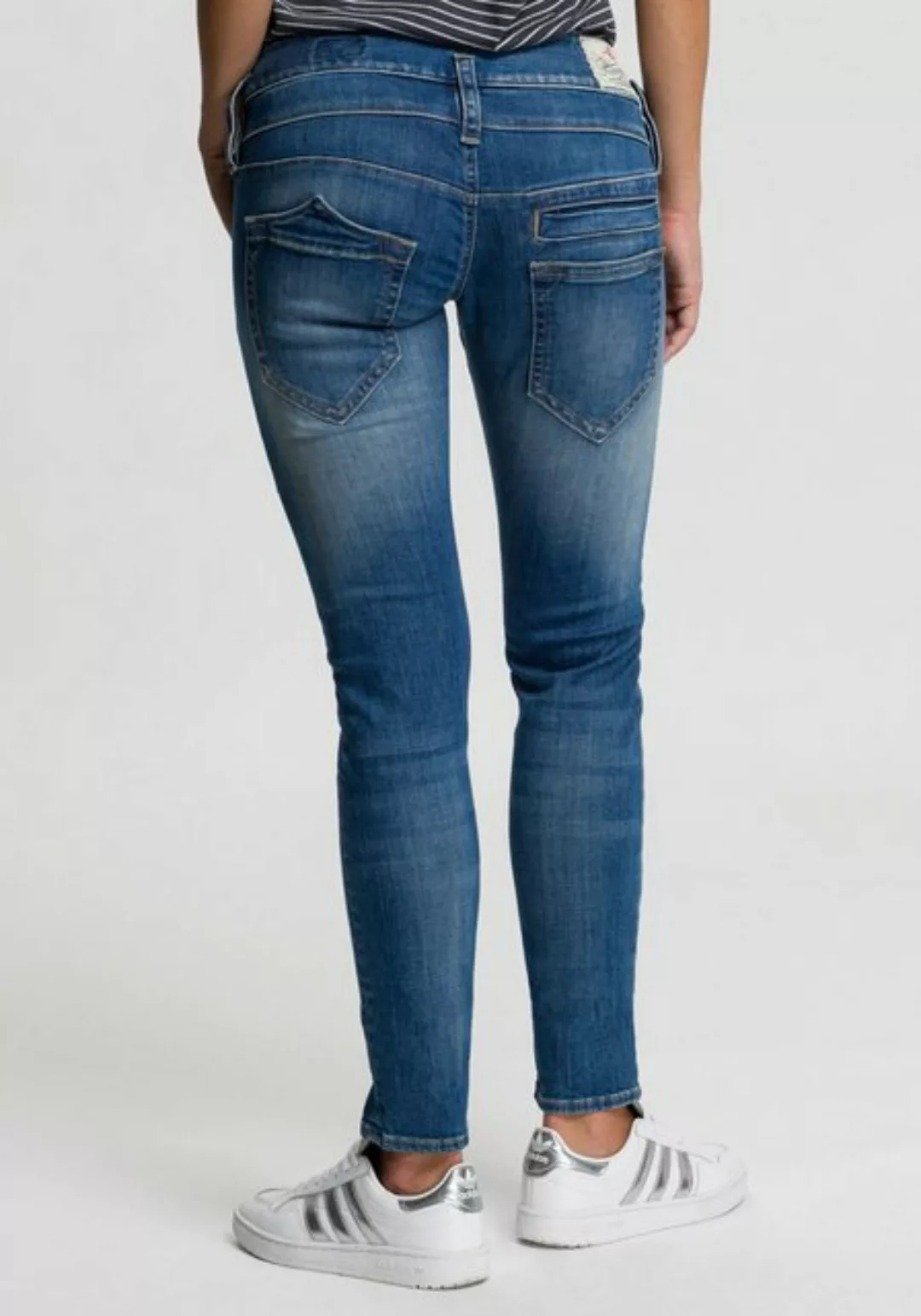 Herrlicher Skinny-fit-Jeans Gila Slim Jeans aus Reused Denim günstig online kaufen