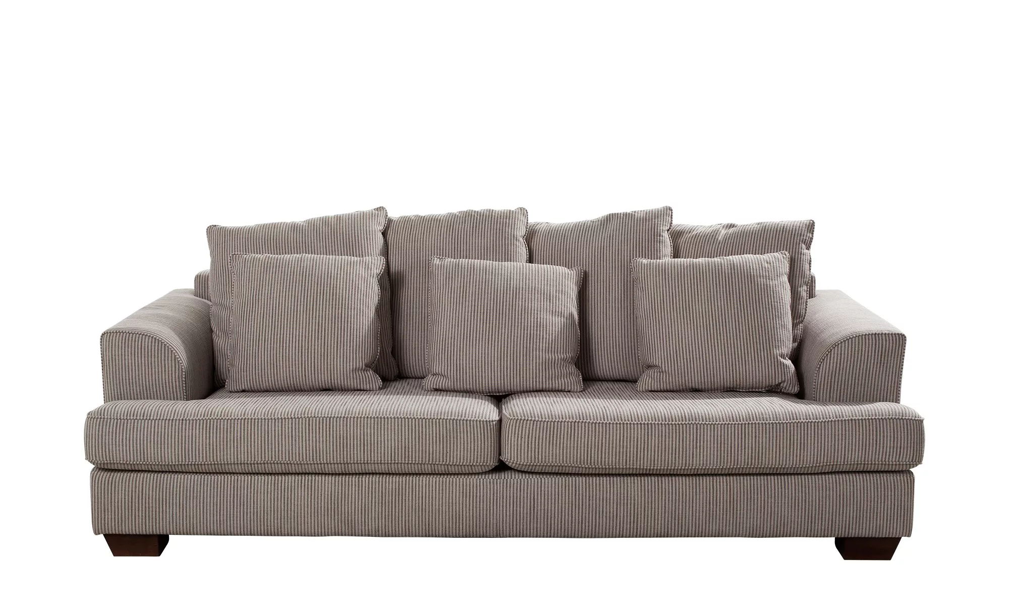 SOHO Großes Loungesofa  braun - Webstoff Franka ¦ beige ¦ Maße (cm): B: 231 günstig online kaufen