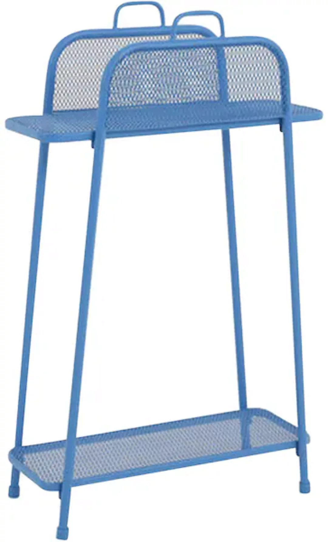 Garden Pleasure Regal »Shelfo«, Metall, 65,5x27x105,5 cm, blau günstig online kaufen