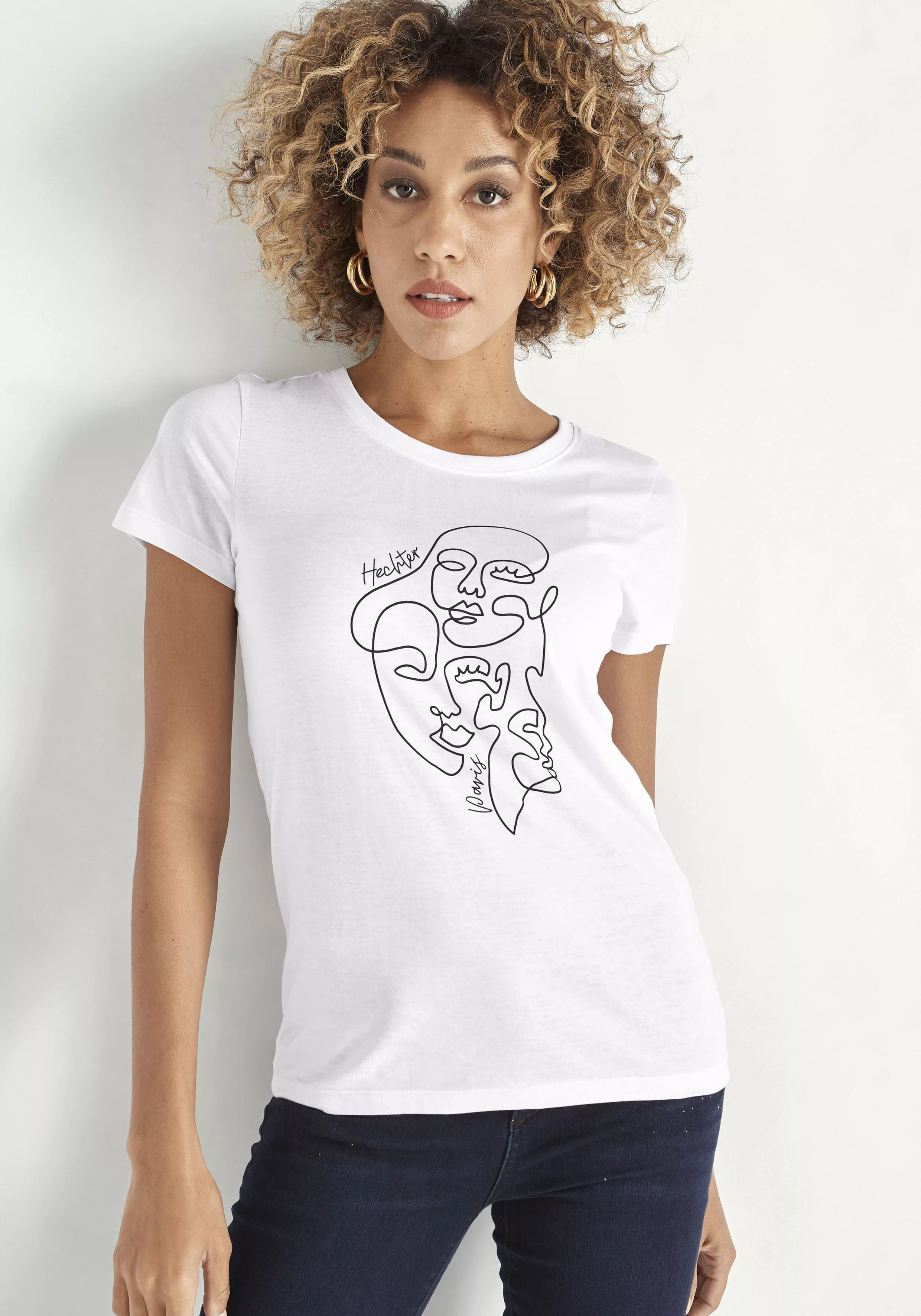 HECHTER PARIS T-Shirt, mit Druck günstig online kaufen