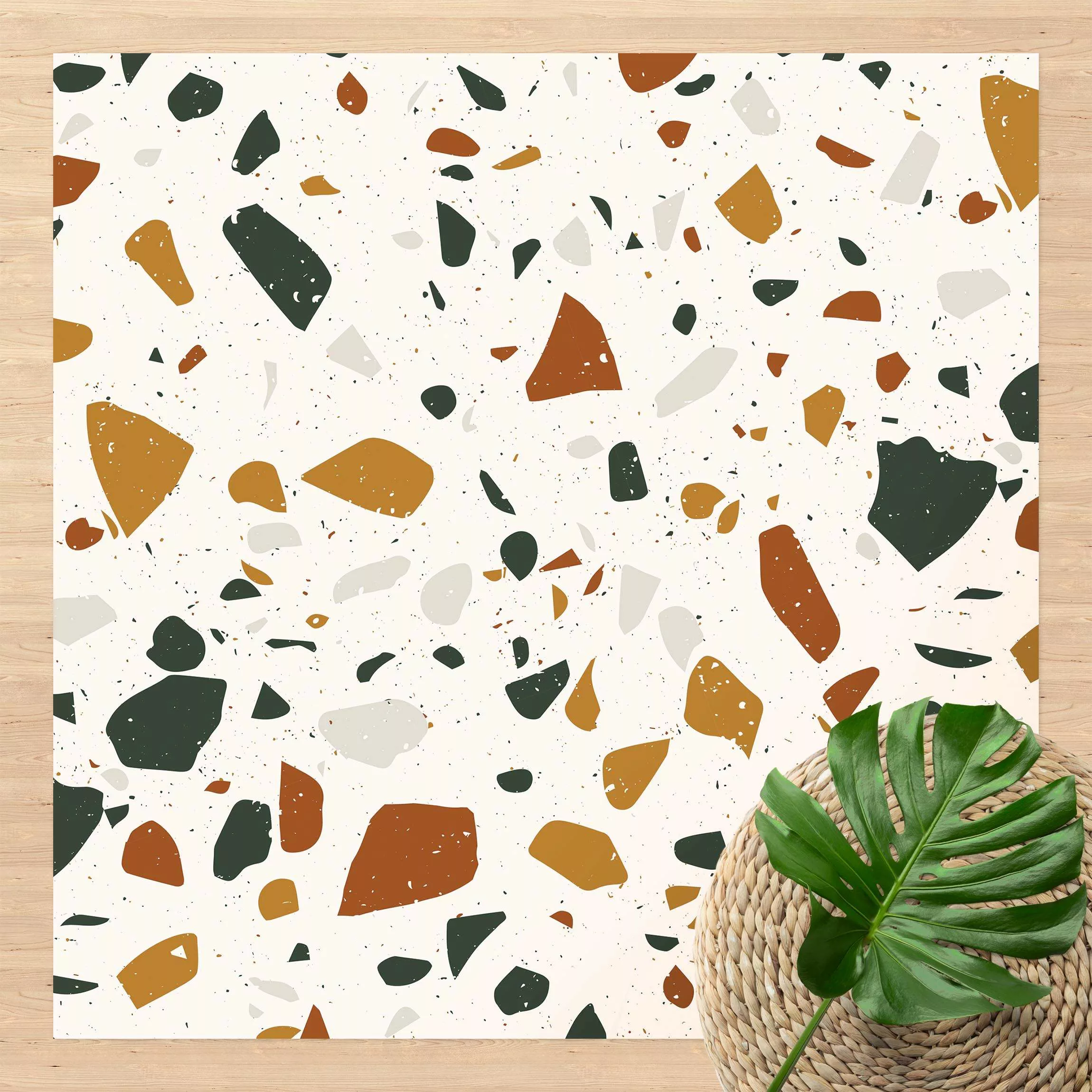 Vinyl-Teppich Detailliertes Terrazzo Muster Livorno günstig online kaufen