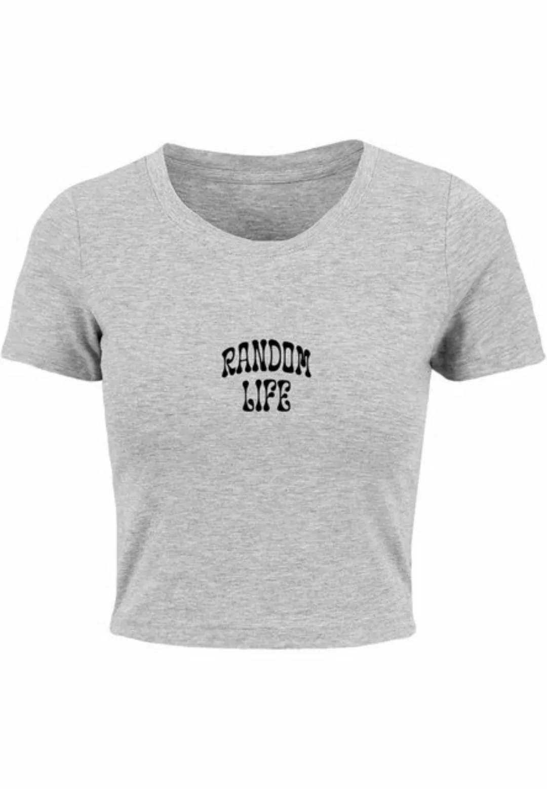 Merchcode T-Shirt Merchcode Damen Ladies Random Life Cropped Tee (1-tlg) günstig online kaufen