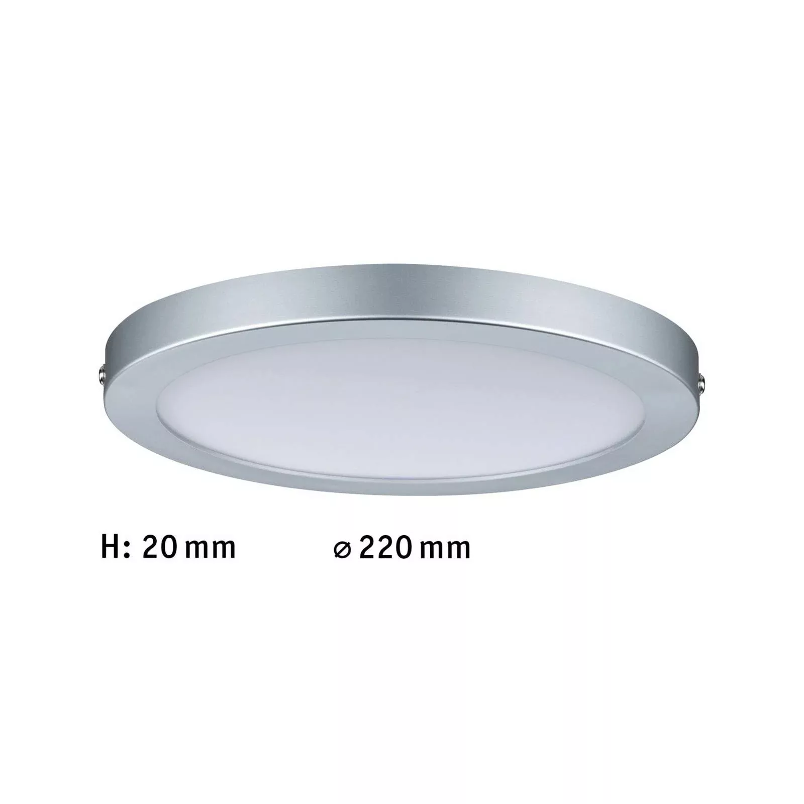 Paulmann Atria LED-Deckenleuchte Ø 22cm chrom günstig online kaufen