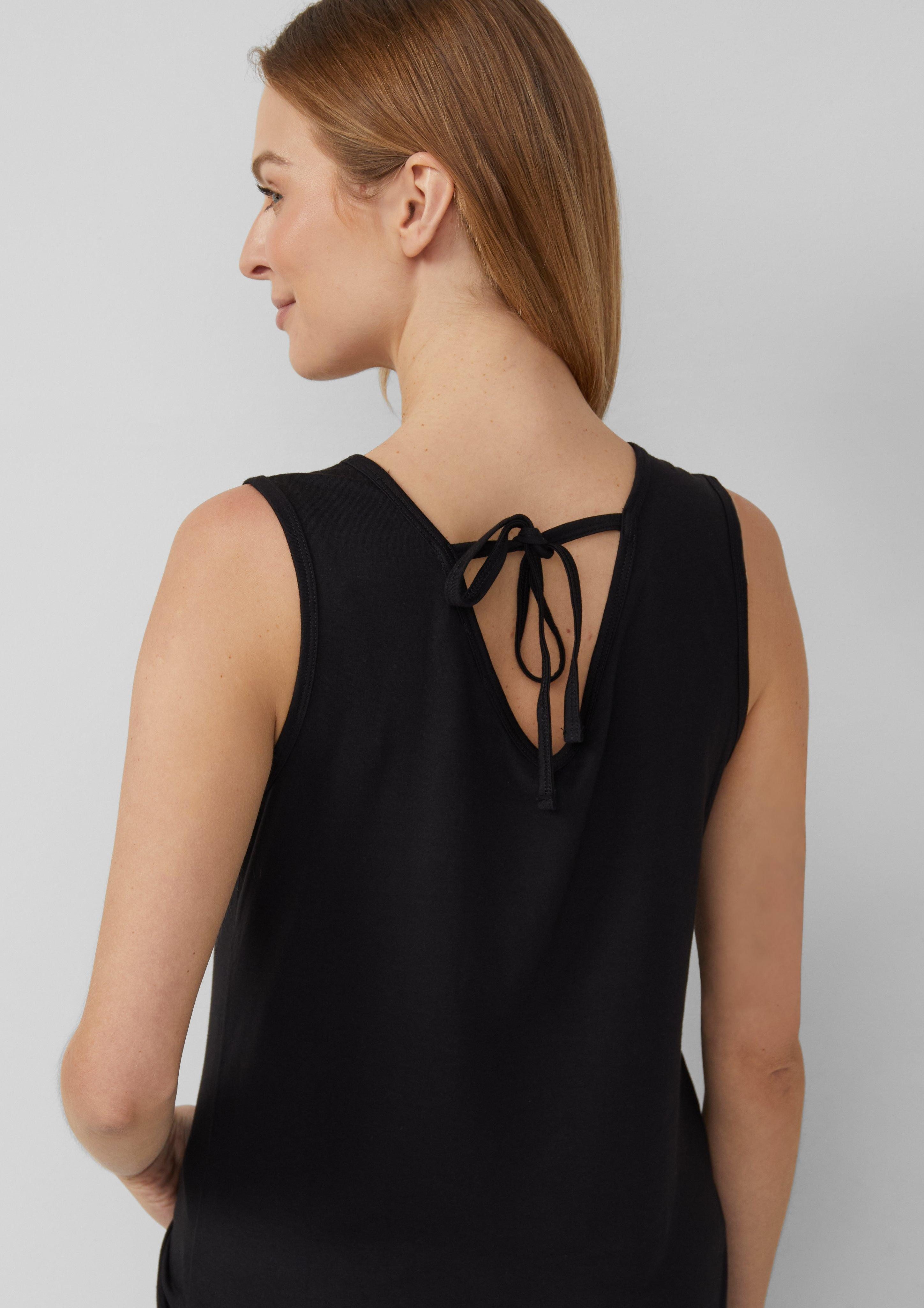 s.Oliver Shirttop Top mit V-Ausschnitt und günstig online kaufen