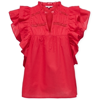 Only  Blusen Noos Top Sunny Life - High Risk Red günstig online kaufen
