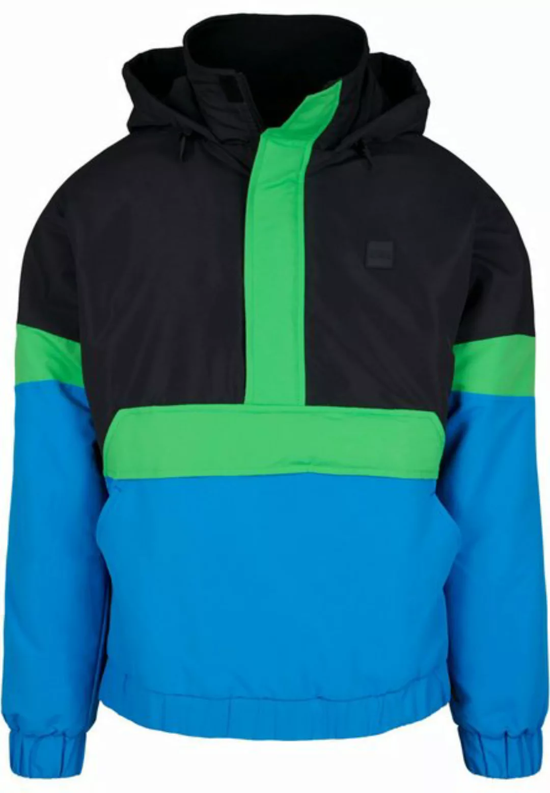 URBAN CLASSICS Allwetterjacke Urban Classics Herren 3-Tone Neon Mix Pull Ov günstig online kaufen