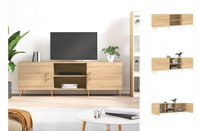 vidaXL TV-Schrank TV-Schrank Sonoma-Eiche 150x30x50 cm Holzwerkstoff günstig online kaufen