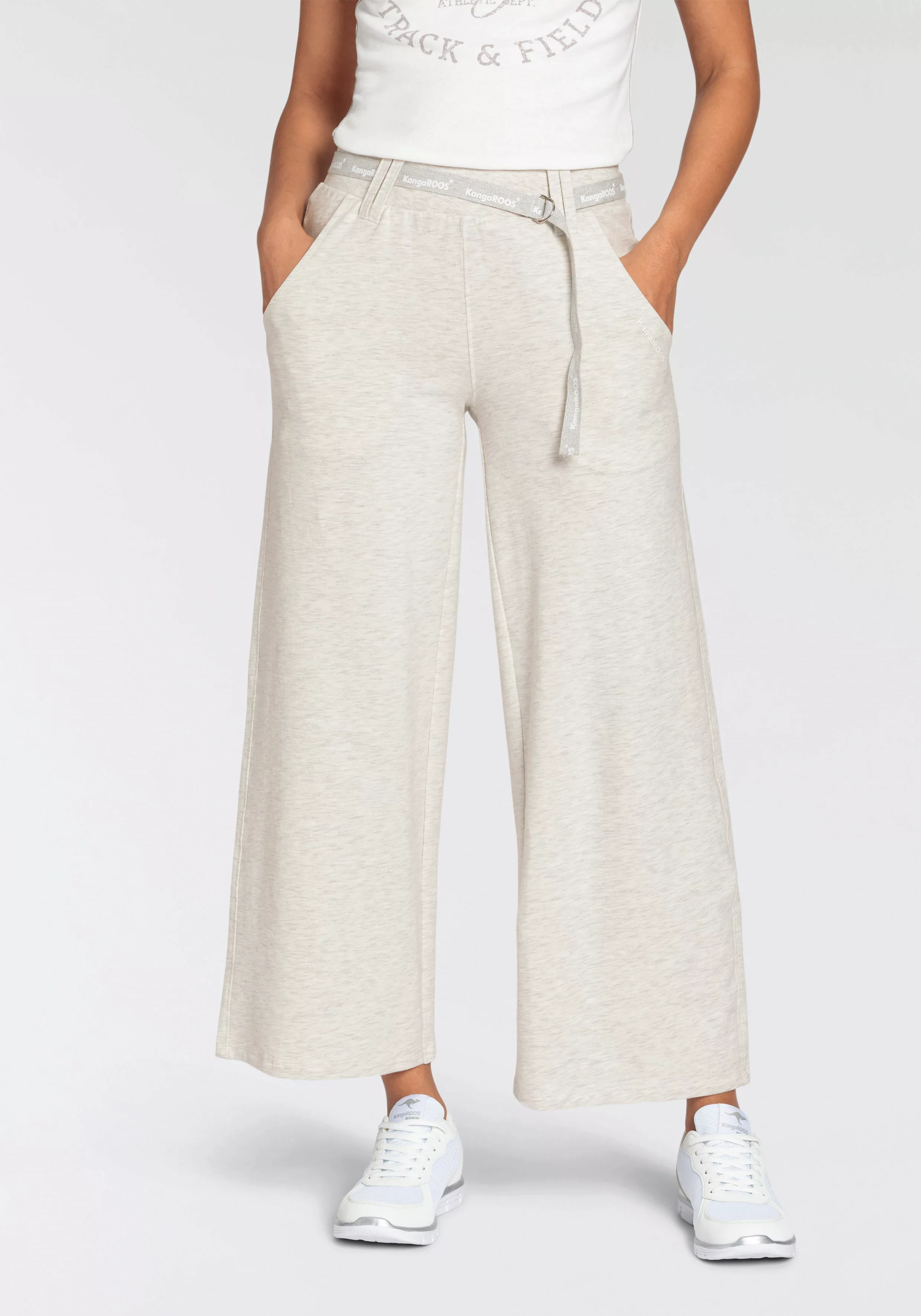 KangaROOS 3/4-Sweathose, mit weitem Bein in Culotte Form günstig online kaufen