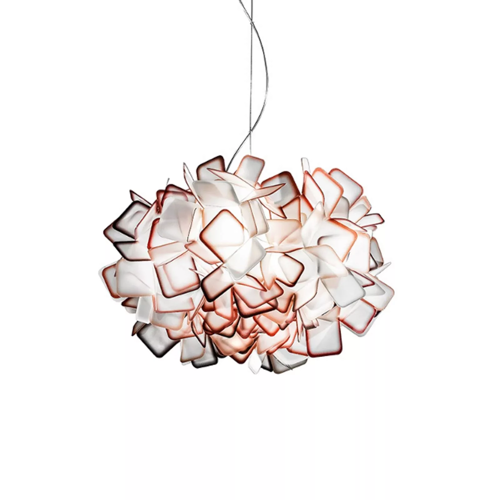 Slamp Clizia - Designer-Pendelleuchte, orange günstig online kaufen