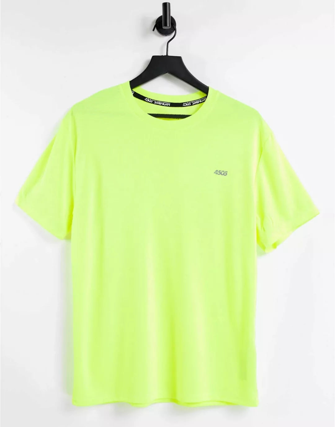 ASOS 4505 – Easy Fit – Schnell trocknendes Sport-T-Shirt mit Logo in Gelb günstig online kaufen