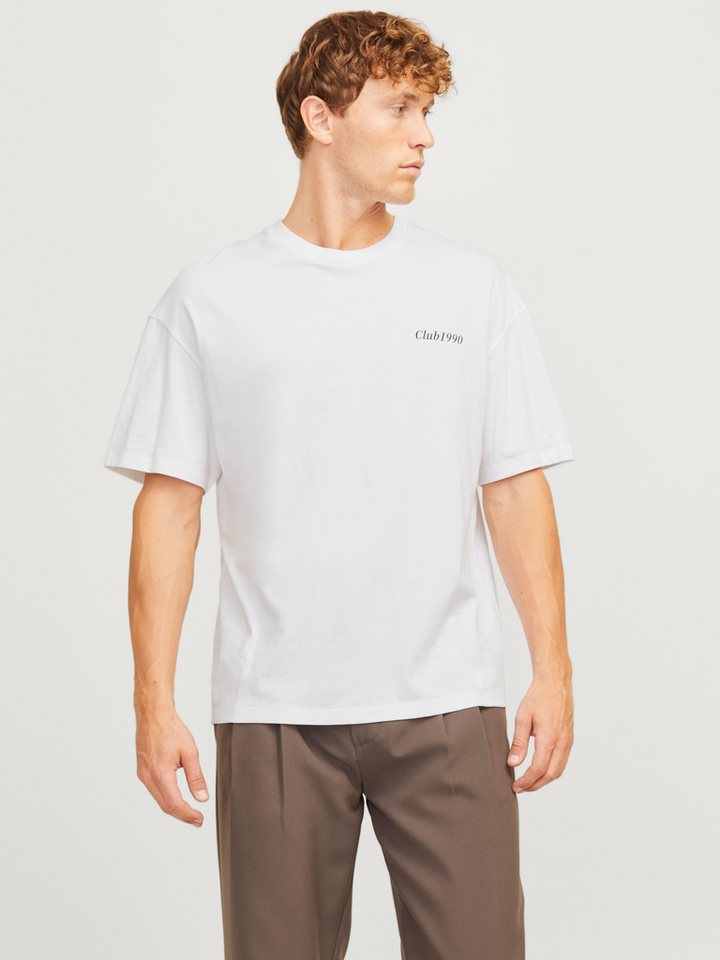 Jack & Jones Rundhalsshirt JJEBRADLEY GRAPHIC TEE SS O-NECK NOOS mit Front günstig online kaufen